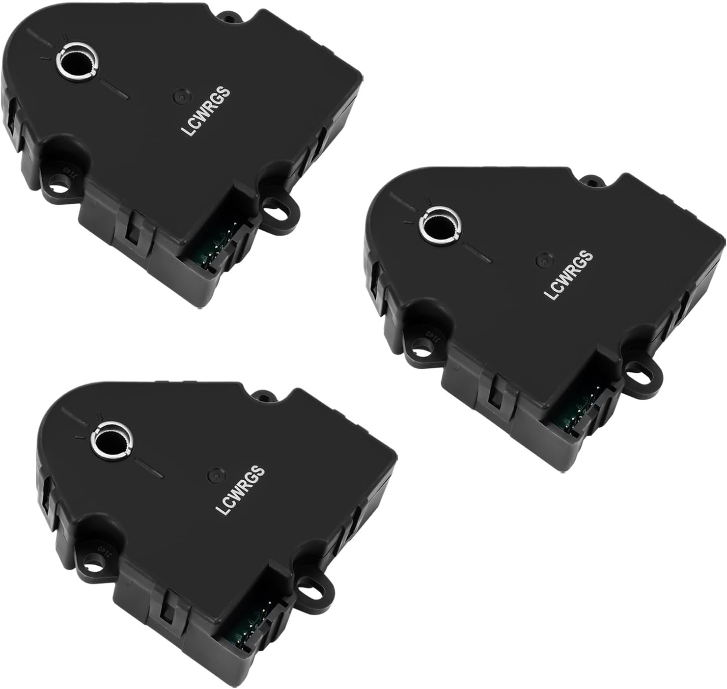 LCWRGS 604-140 HVAC Blend Door Actuator Compatible with Chevy Traverse 2009, 2010, 2011, 2012, GMC Acadia 2007-2012, Buick Enclave 2008-2012, Saturn Outlook 2007-2010, 15-73989, 20826182, 3Pcs