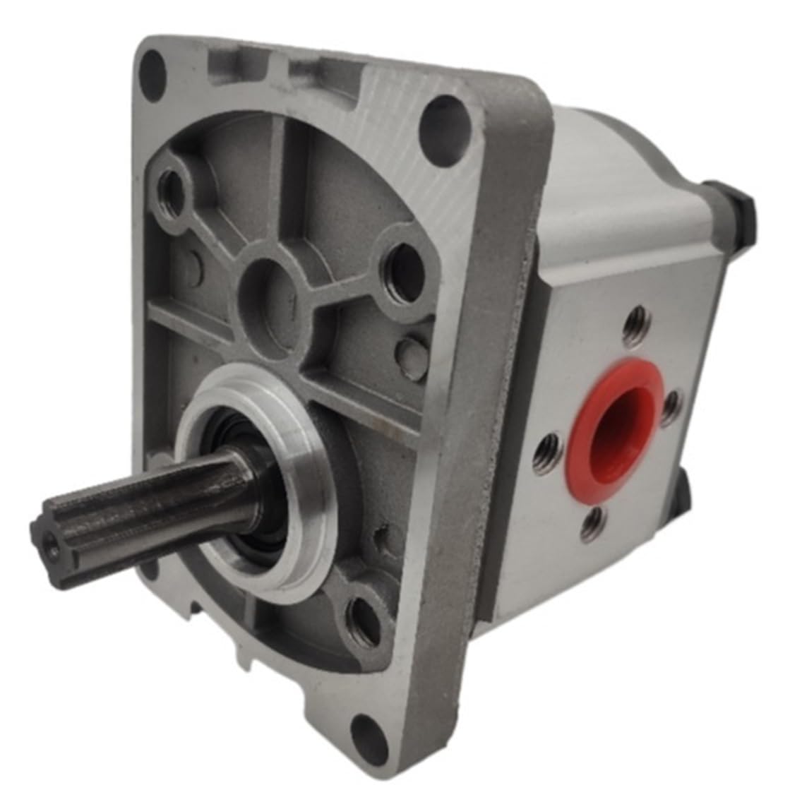 Pompe à engrenages haute pression CBN-F304 F306 F310 F314 F316 F320 F325 E, pompe à huile hydraulique SUNBING (Color : CBN-F314 spline shaft)