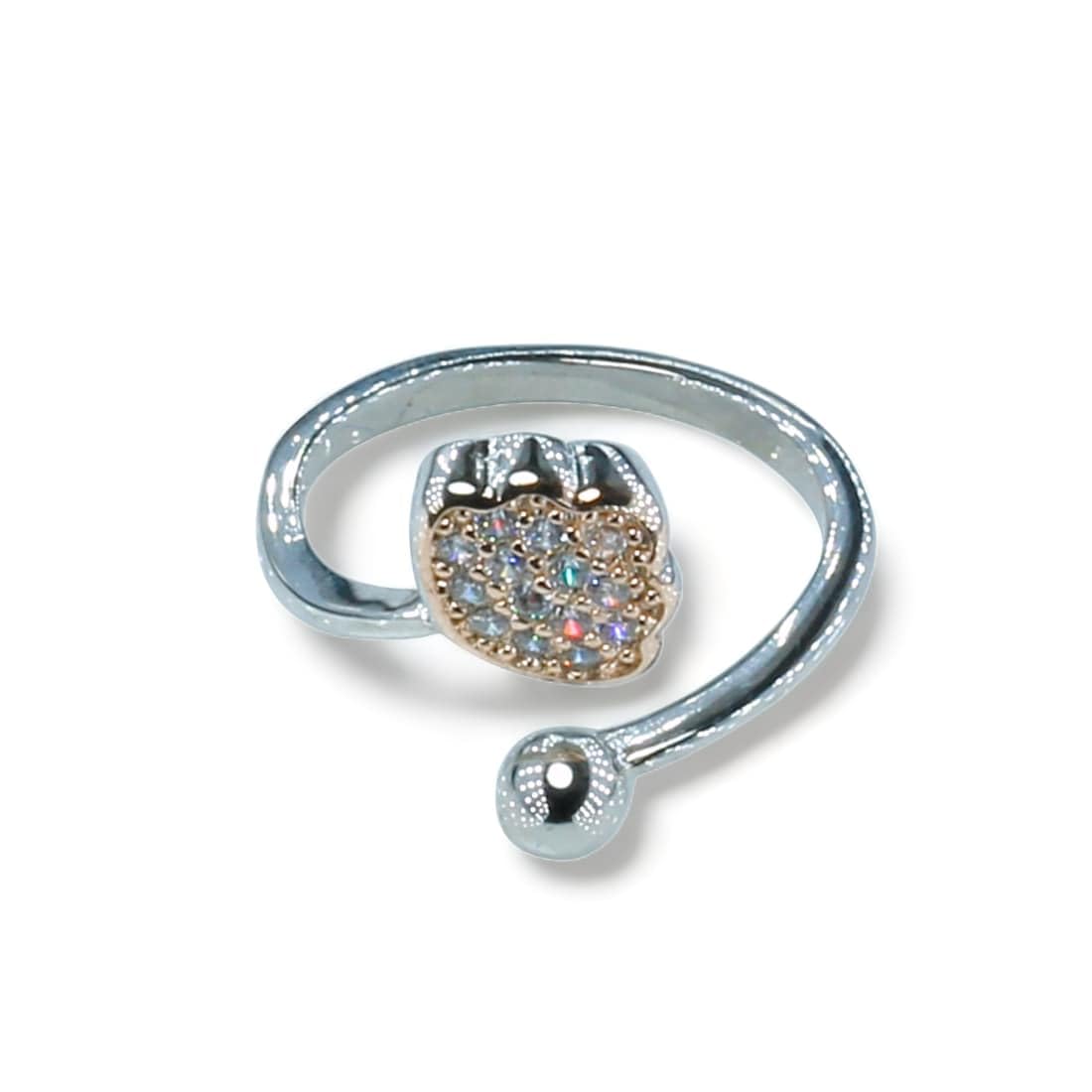 925 Sterling Silver Leaf Finger Ring