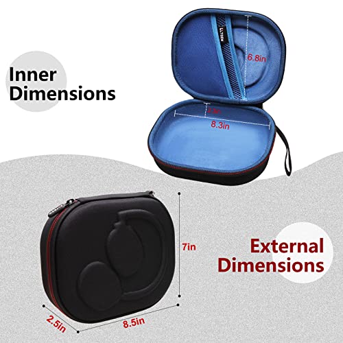 Image of L LTGEM EVA Hard Case for JBL Live 770NC /660NC /650BT /460NC /670NC /400BT /500BT and JBL Tune 770NC /710BT /720BT /760NC /700BT /750BT /510BT /660NC /520BT /500 /Tour One Bluetooth Wireless Headphone(Black+Blue)