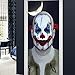 Autocollant de Porte pour Halloween Scary Halloween Clown Porte Poster Salle de Bain Salon Autocollant de Halloween Décoration (Color : A, Size : 38.5x200cm)