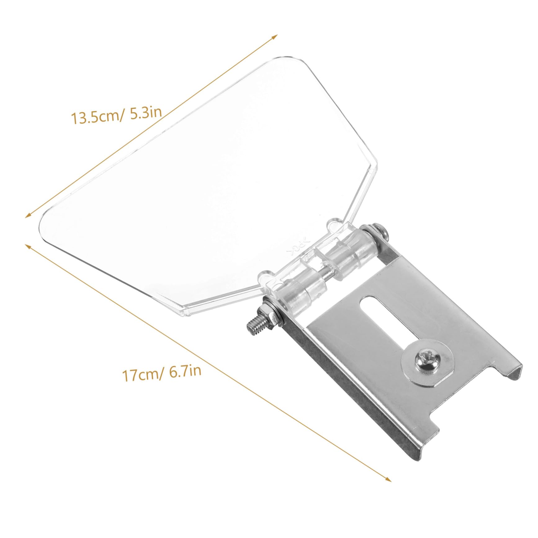 FOYTOKI Bench Grinder Eye Shield Protector 2pcs Bench Shield Kit Panel Sturdy and Easy Installation for Safety