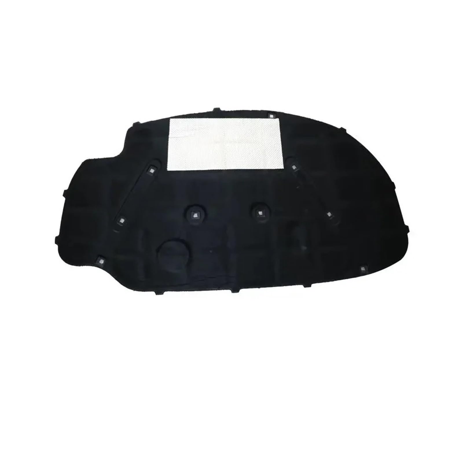 Car Hood Insulation Pad for VW for Golf Mk5 for Rabbit for Jetta 2004~2009 Hood Engine Linin Thermal Insulation Cotton Soundproof Mat Cover Accessories(04-09 Aluminum foil)