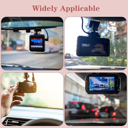 WLLHYF Electrostatic Film for Dash Cam Sticker Shield for Windshields Double-Sided Adhesive Pad Electrostatic Stickers for Dash Cam Mounting Adhesive Clear Static Cling Film - Thumbnail 5