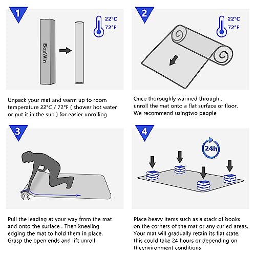Leapyouth Office Chair Mat For Hard Wood Floors, Inches Clear Floor Mat For For Rolling Chairs, Heavy Duty Wood/Tile Floor Protectors For Home Office, Anti-Slip, Easy To Clean thumb #6