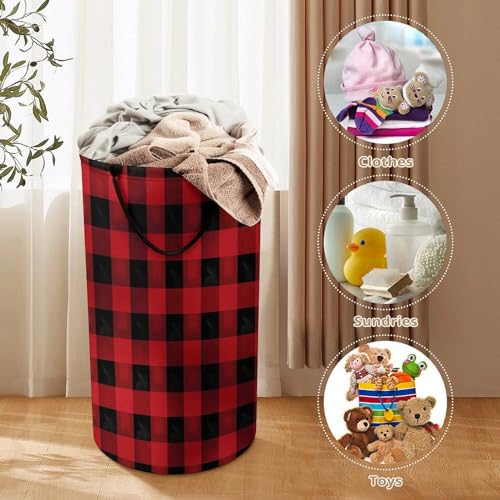 Panier à linge pliable anti-encombrement pour linge et jouets de placard - 4