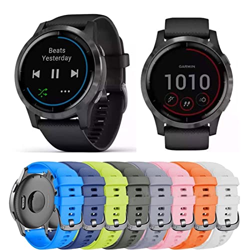 Bracelet 22mm Garmin Forerunner 745 robuste anti-rupture silicone - 3