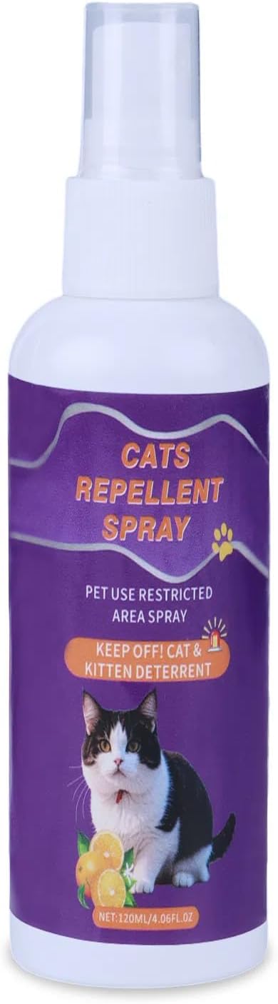 Cat Scratch Deterrent Spray, Cat Repellent Spray Indoor and Outdoor for Cat and Kitten, No Scratch Spray Training Aid for Furniture, Sofas, Curtains(One Size)