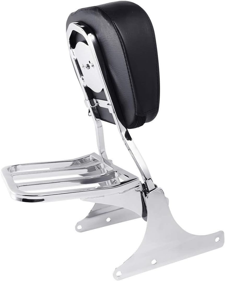 TCT-MT Backrest Sissy Bar Luggage Rack for Harley Heritage Softail Classic FLST FLSTC Fat Boy FLST FLSTC 1984-2017