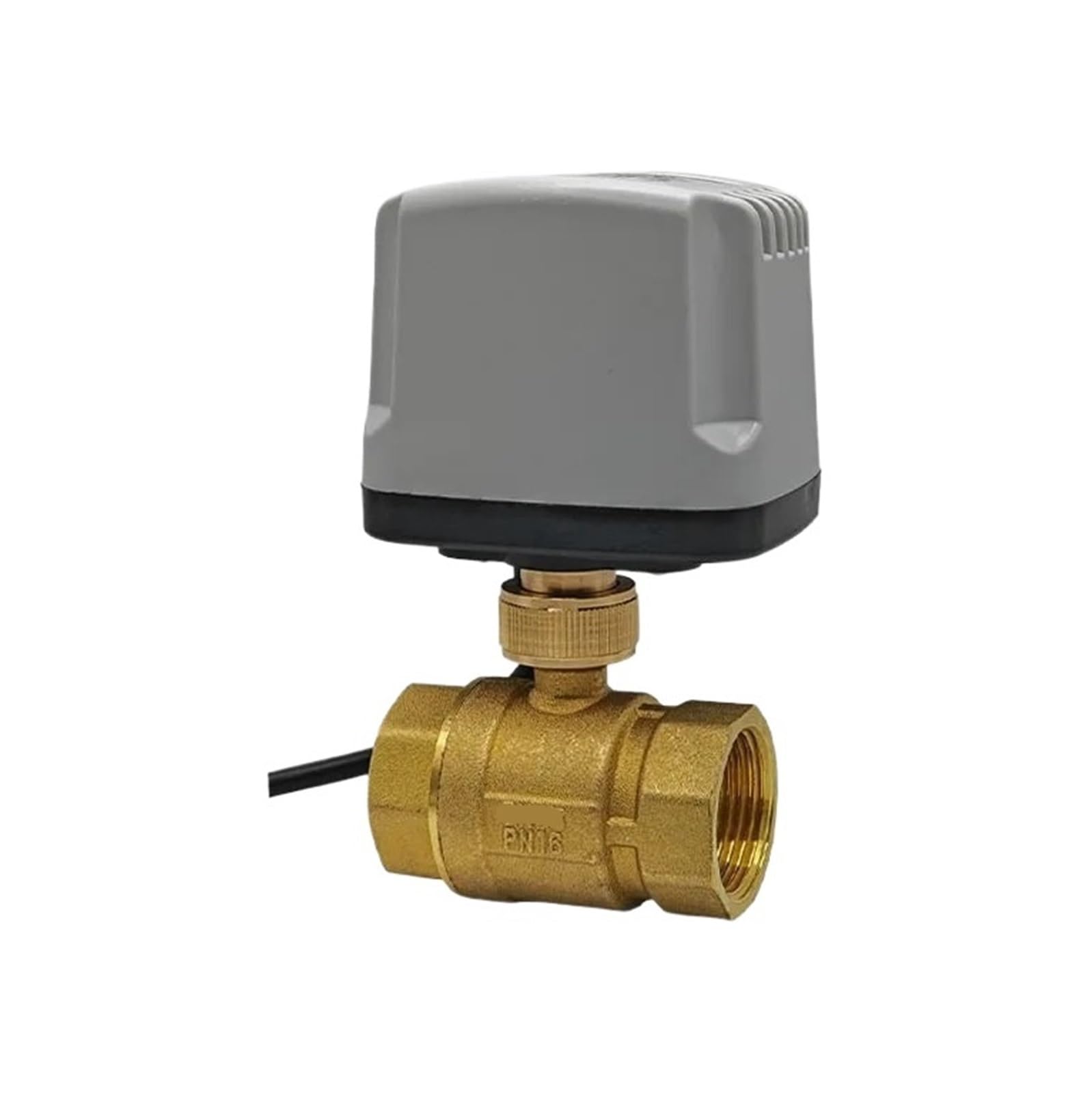 XFMZFUBD Full bore electric ball valve brass IP65 internal thread 3-wire or 2-wire AC/DC 12V 24V AC110V 220V(AC110V-CR04,1 Inch)
