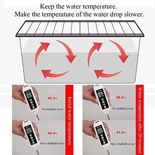 Bandeja de la bañera impermeable plegable para disfrutar de un spa 4