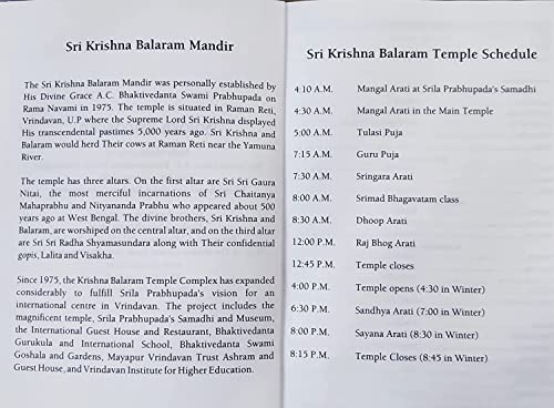 Image of Radha Krishna Spiritual Diary 2026 From Vrindavan || Journal (Hare Krishna)