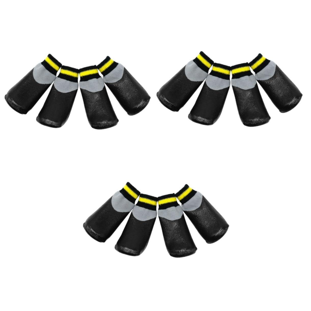 FOMIYES 3 Sets Schuhe Für Hundewelpen Booties Und Socken – Schuhe Für Im Freien Größe 5 Schwarz