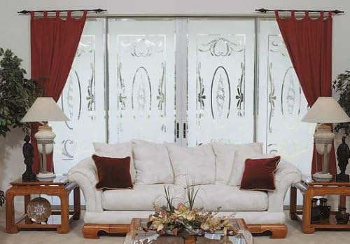 Ritz 32" x 74" Clear Etched Glass Window Film