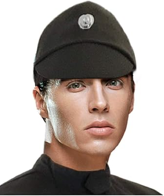 Imperial star Officer CAP Hat Wear Costume Headgear wars Black (Medium)