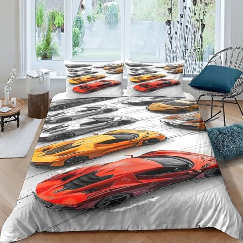 Housse de couette microfibre espace 260x220 respirante 3D - 4