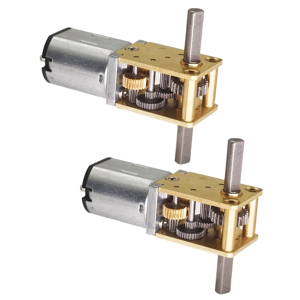 Amazon.com: 2Pcs DC 12V 16RPM Φ3x10mm Double Shaft GW1812 N20