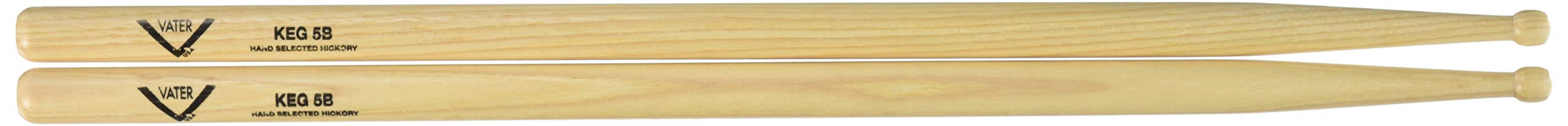 Bacchette Vater Hickory - Modello Keg 5B - Legno Americano Per Batteristi - Foto 5