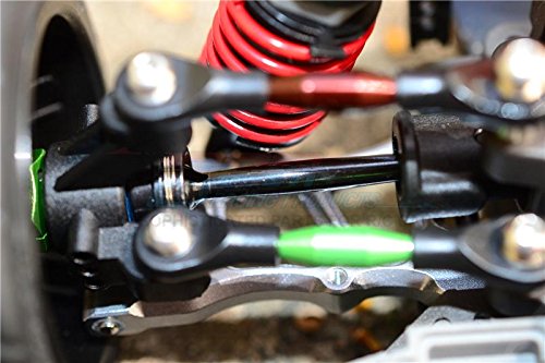 Harden Steel #45 Rear CVD Shaft for 1/10 Traxxas GT 4-Tec 2.0 83056-4/4-Tec 3.0 93054-4 - 1Pr Set Black