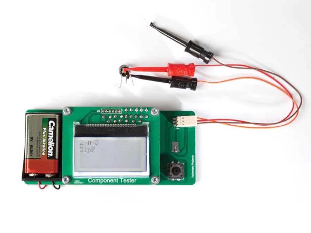 Whadda Kit de soldadura, kit de probador de componentes, pruebas electrónicas, aprendizaje STEM