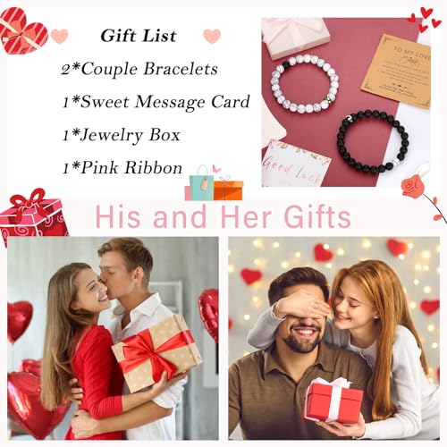 Natural Stone Bracelet as Mothers Day Gifts for Women and Graduation Gifts for Her 2025, Heart Bracelets as Birthday Gifts for Teen Girls with Message Card 7