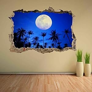 3D effect muurtattoo sticker doorbraak zelfklevende muurschildering muursticker stenen muur doorbraak muursticker tattoo…