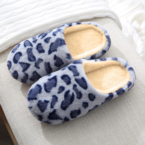 Ladies Fuzzy Slippers Winter Soft Plush Slipper for Women Cozy Indoor Outdoor Warm Slippers Non-Slip Cotton Slipper House Shoes2