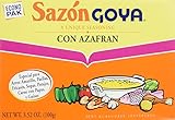 Goya Sazon Goya Azafran Econopak, 3.52-Ounce Units (Pack of 6)