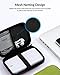 ORICO Hard Drive Case 2.5 inch External Drive Storage Carrying Bag Waterproof Shockproof with Inner Size 5.5x3.5x1.0inch for Organizing HDD and Electronic Accessories, Green(PHD-25)