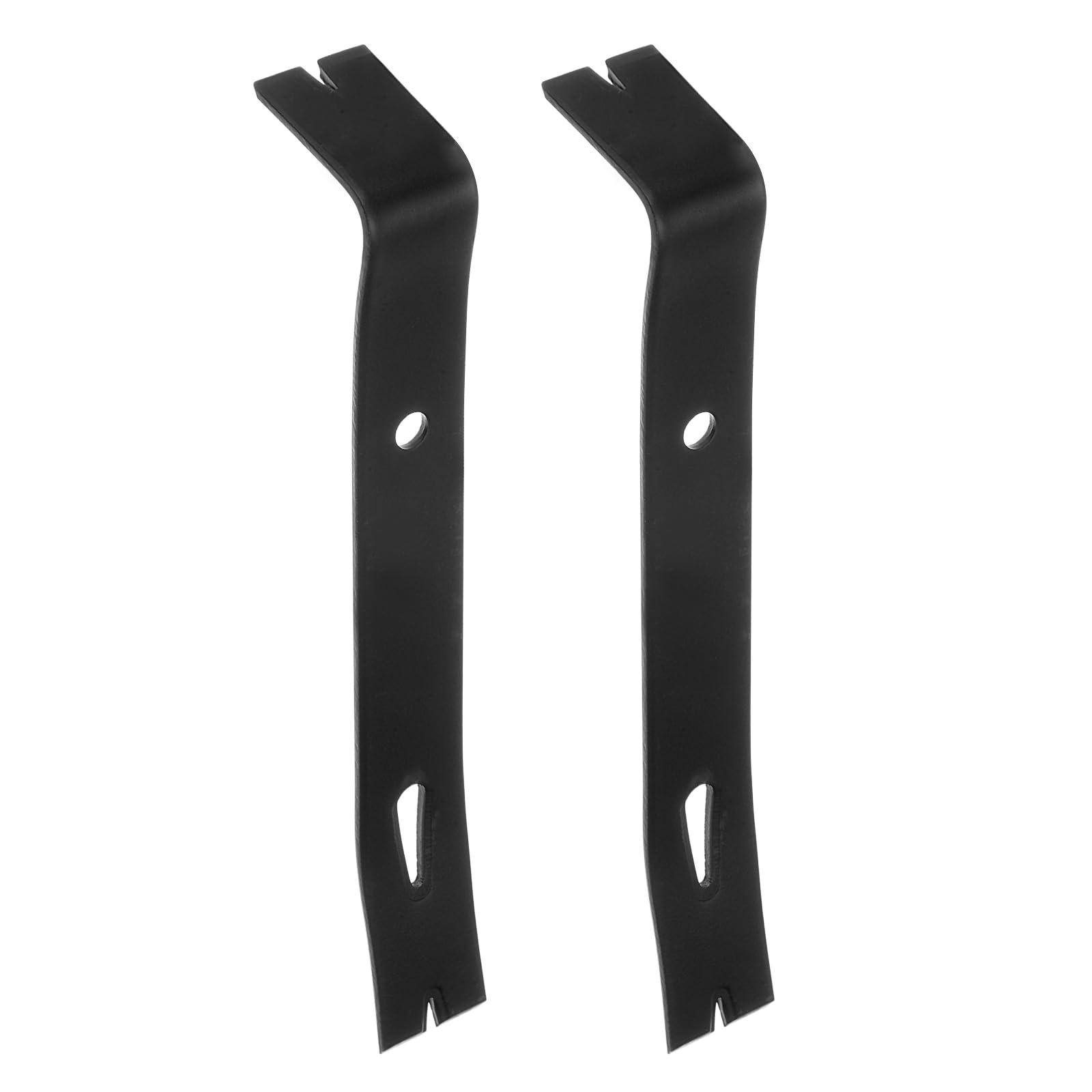 HARFINGTON2pcs Mini Nail Puller Flat Pry Bar 7" Length CR-V Curved Utility Claw Bar Wonder Bars with Wide Blade for Prying Scraping and Pulling