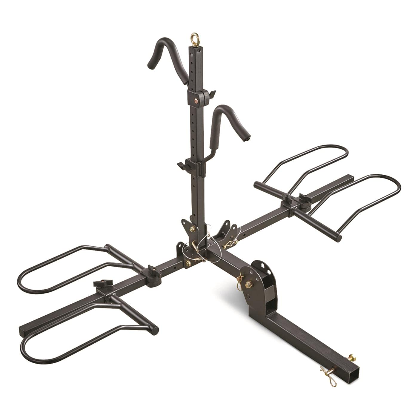 Guide Gear Hitch Bike Carrier, Storage Truck Rack for Rear, Fat Tire, 2-Bike Capacity