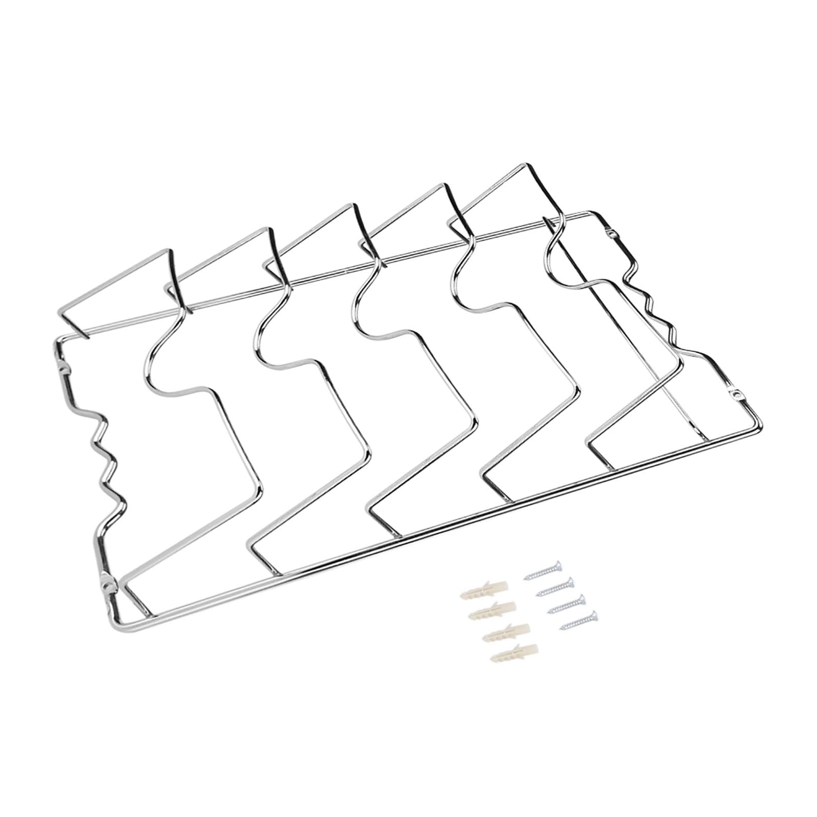 Porte-Couvercles Mural 5 Places - Support Couvercle Casserole - Rangement Couvercle Placard ou Mural 40,7 x 25,7 x 7,5 cm