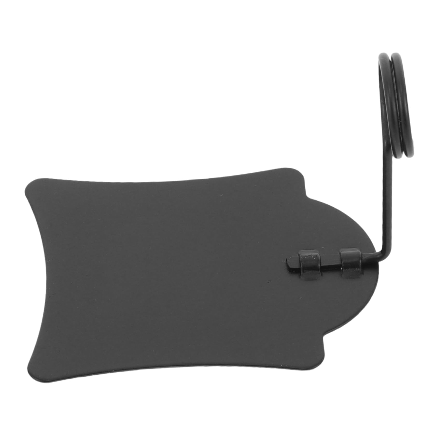 DIYEAH Vertical Tag Holder Stand for Bakery Cake and Dessert Display Shaped Black Memo Clips for Food Name Cards and Menu Holder Stand