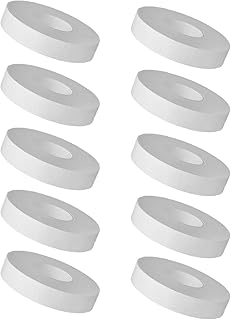 kowaku 10 Pieces White Finger Tape Athletic Tape for Rock Climbing Workout Outdoor Sports, 1.25cmx10m