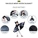Franco Kids Bedding Snuggle Wrap Wearable Blanket, 31 in x 55 in, Batman