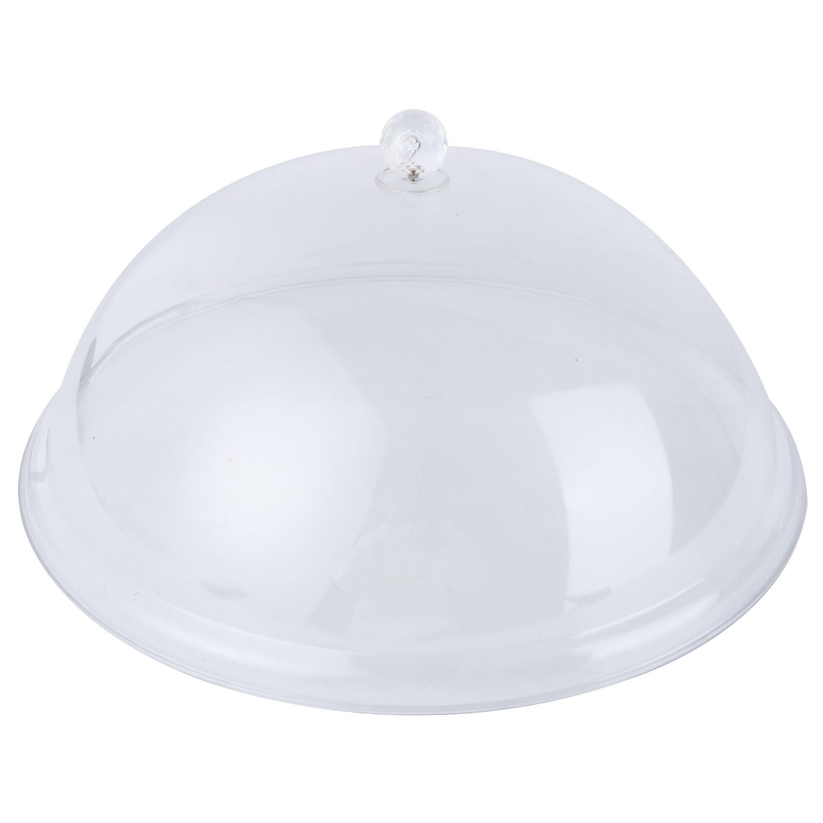 Luxshiny Copertura Alimentare Rotonda 8 Pollici in Pc Trasparente Copri Vivande Antipolvere Protezione Igienica Contro Insetti per Barbecue Picnic Feste in Piscina