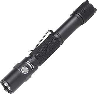 Archer 2A C LED Rechargeable Flashlight, High 1000 Lumens AA Flashlight with Lanyard, IPX8 Waterproof Dual Switch Small Outdoor Light for Hiking, Camping, Everyday Use, EDC - CW