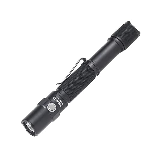 ThruNite Archer 2A C LED Rechargeable Flashlight, High 1000 Lumens AA Flashlight with USB-C, Dual Switch Bright Flashlights for Camping Hiking Emergency, IPX8 Waterproof - Cool White