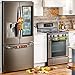 AerWo Fall Refrigerator Handle Covers Set of 3, Kitchen Decor Scarecrows Appliance Handle Covers for Microwave Oven Thanksgiving Decorations