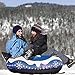 Huraoerrrr Winter Snow Tube, Inflatable Snow Tubes Heavy Duty High Speed Sled for Winter Sport