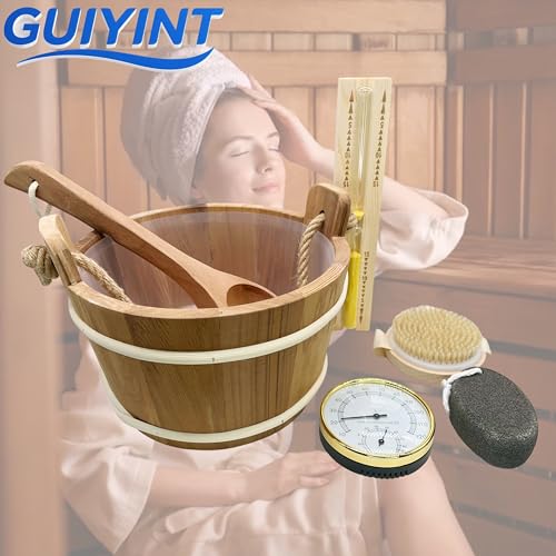 Kit d'accessoires de sauna complet avec thermo-hygromètre précis