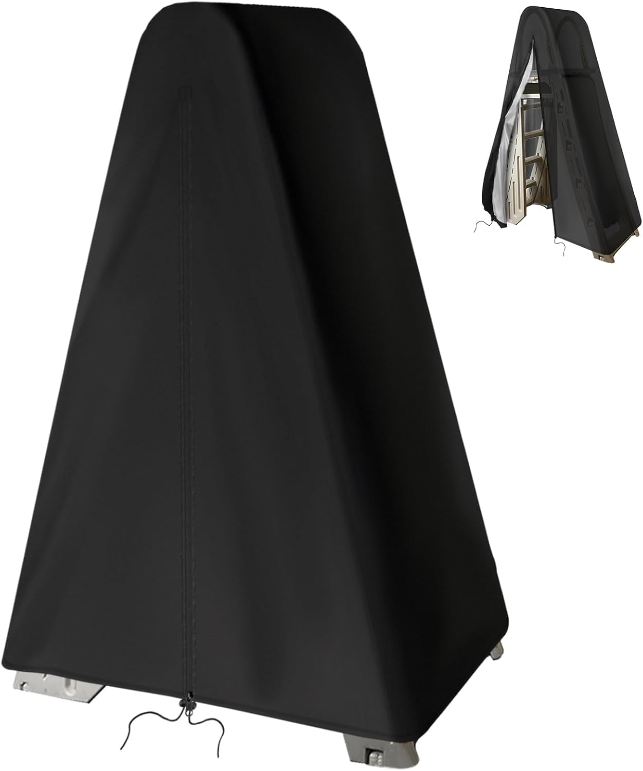 Bâche Pour échelle De Piscine, Extérieur Robuste 420D Anti-UV, Protection Contre Les Rouleaux 7200, échelle De Terrasse, Plate-forme De Piscine, Imperméable, Résistante à La Poussière, Fermeture