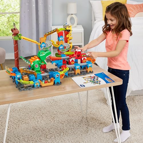 VTech Marble Rush T-Rex Dino Thrill Track Set - image 7