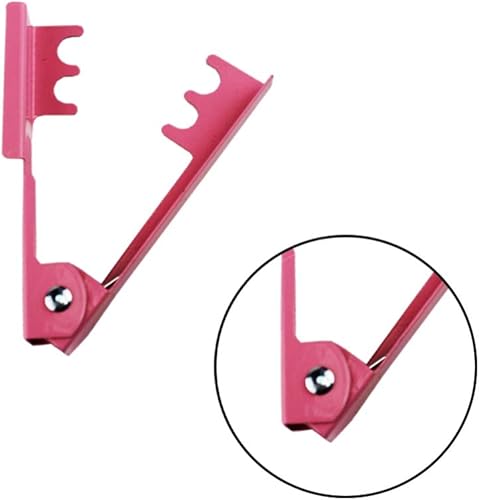 Miniatura 5 de YARDWE 3 unids profesional de hoja de rosa espina pelador herramienta de pelado removedor de espinas herramienta de jardín para rosas (rosa)