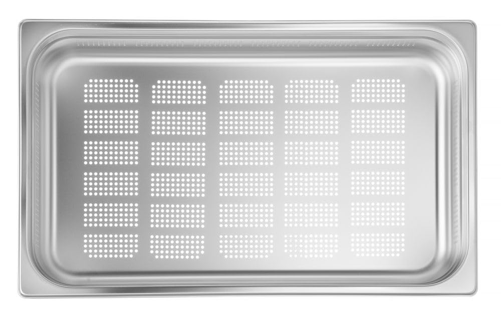 HENDI Gastronormbehälter, perforiert, 14L, GN 1/1, (H) 100mm, Edelstahl