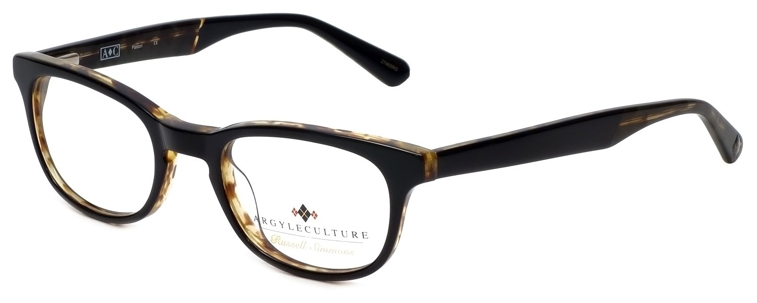 Argyleculture by Russell Simmons Eyeglasses Paxton in Black 50mm