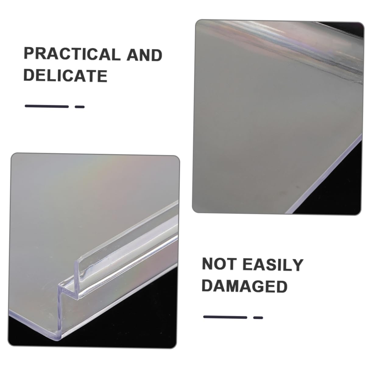 Levemolo 5pcs Slatwall Shoe Display Racks Floating Shelves Plastic Shoe Storage Organizer for Retail Store