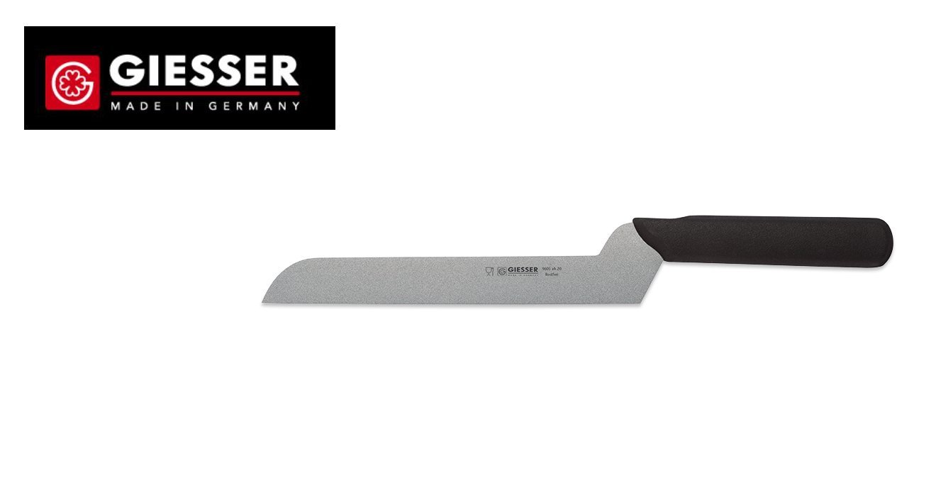 Giesser Messer Käsemesser 9605 ah 20 - mit neuartiger Antihaftbeschichtung - weniger Kraftaufwand, geringer Druck auf die Klinge, schöneres Schnittbild durch die Antihaftbeschichtung