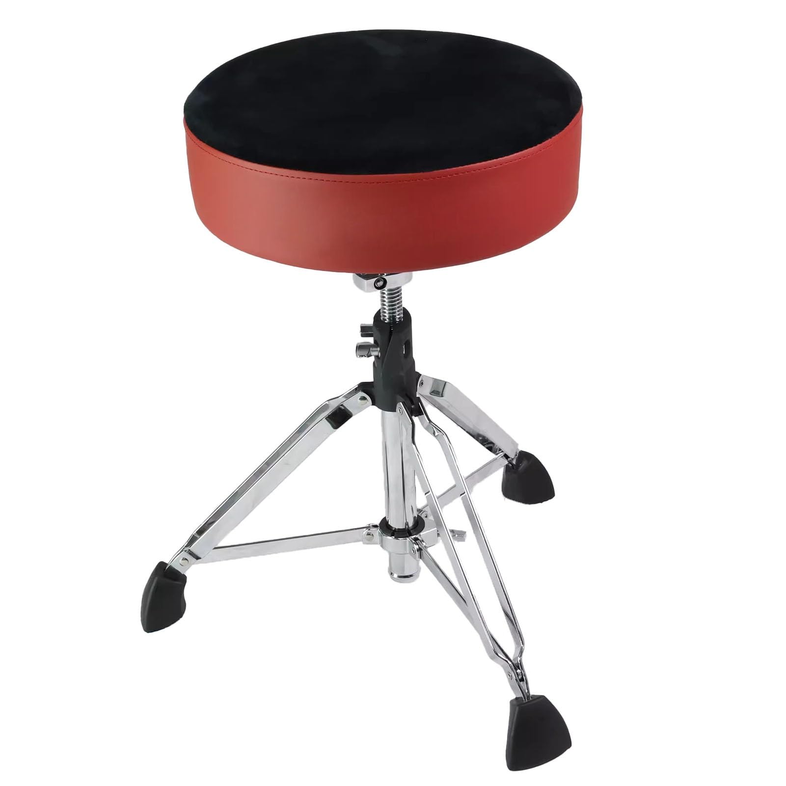 Adjustable Folding Drum Throne Seat for Cello Guitar 19.7 Inch Height Adjustment for Adults Music Stool with 2.8 Inch Height Adjustment