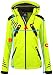 Rock Creek Damen Softshell Jacke Outdoorjacke Windbreaker Übergangs Jacke - Dunkelgrün - 48/3XL